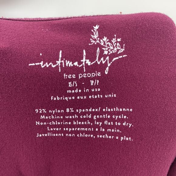Free People Intimately Women's Purple Strappy Bodycon Tunic/Dress Size XS/S - Picture 8 of 8